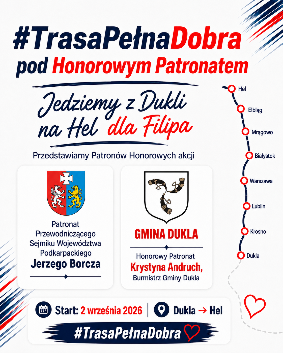 #TrasaPełnaDobra pod Honorowym Patronatem